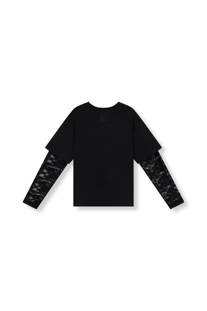 T-shirt Teddy Zwart voor dames