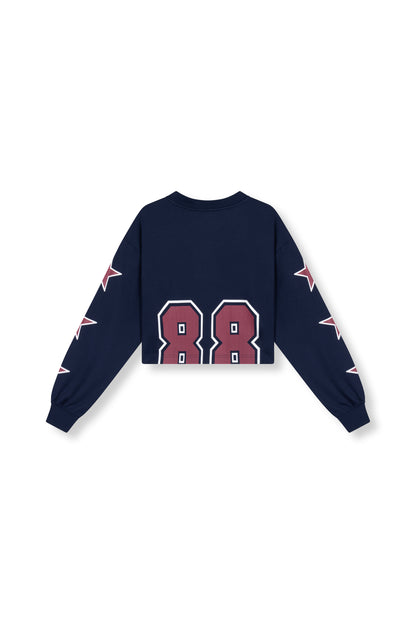 Longsleeve Ulla Navy voor dames