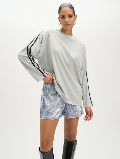 Longsleeve Natalie Grijs voor dames