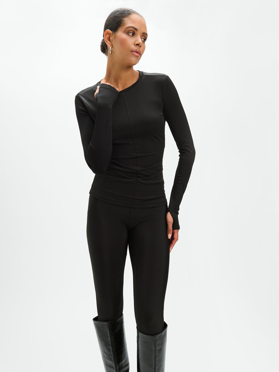 Longsleeve Penny Zwart voor dames
