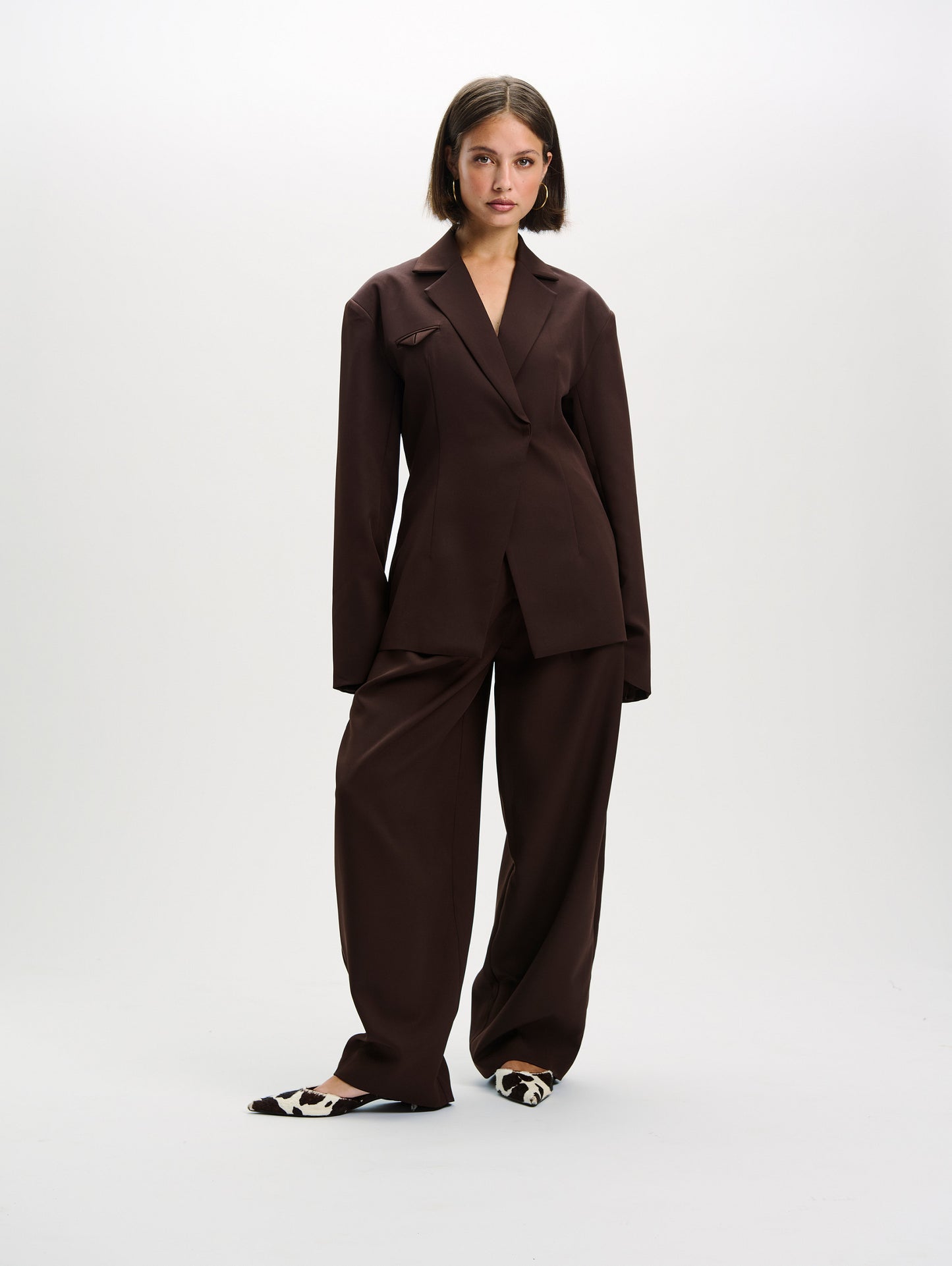 Broek Kaly Bruin voor dames