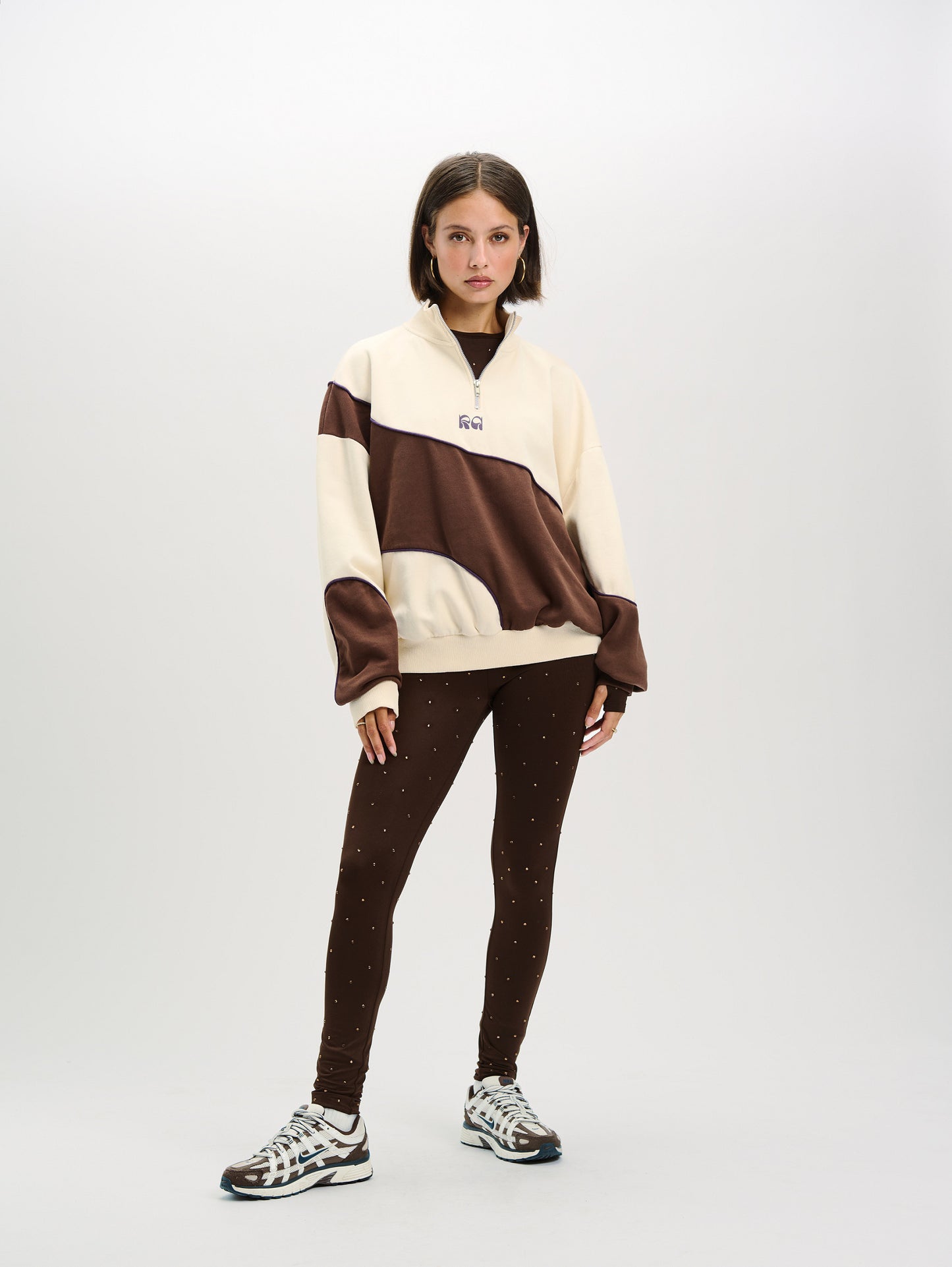 Legging Anna Bruin voor dames