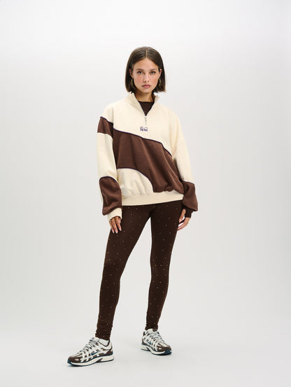 Legging Anna Bruin voor dames