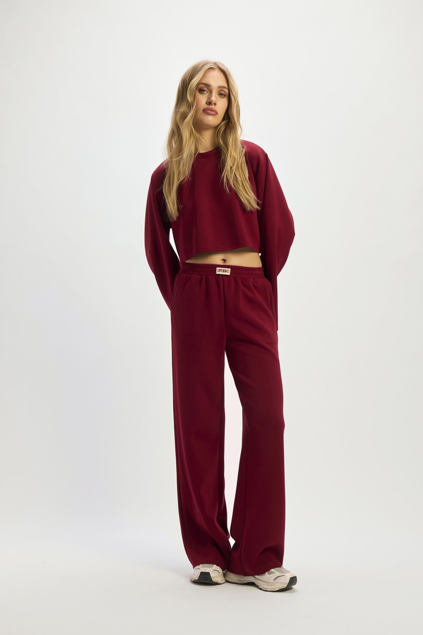 Broek Nova Bordeaux voor dames