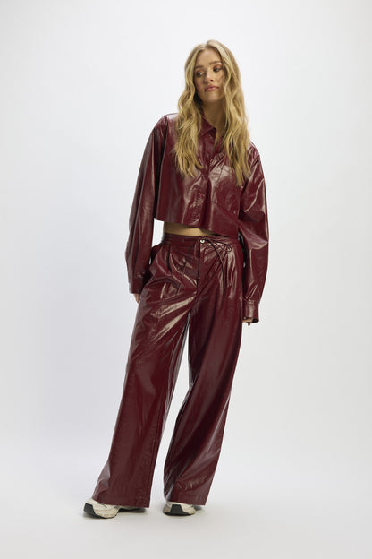 Broek Bibi Bordeaux voor dames