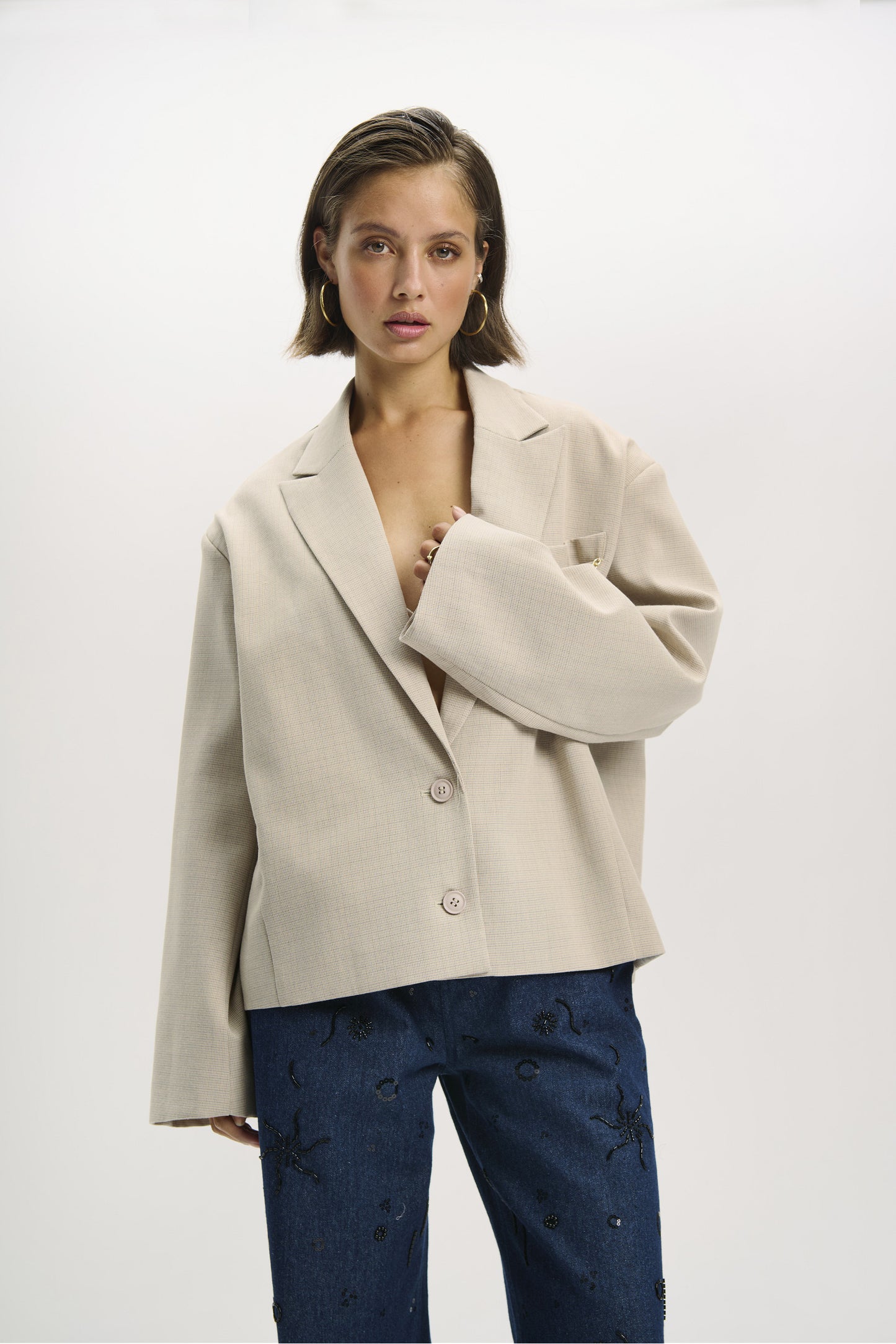 Blazer Jackie Beige voor dames