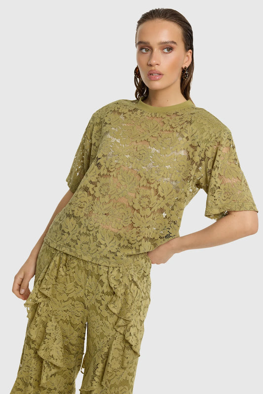 T-shirt Angie Army voor dames