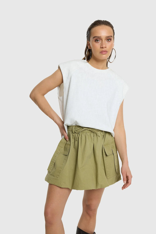 Top Mia Offwhite voor dames