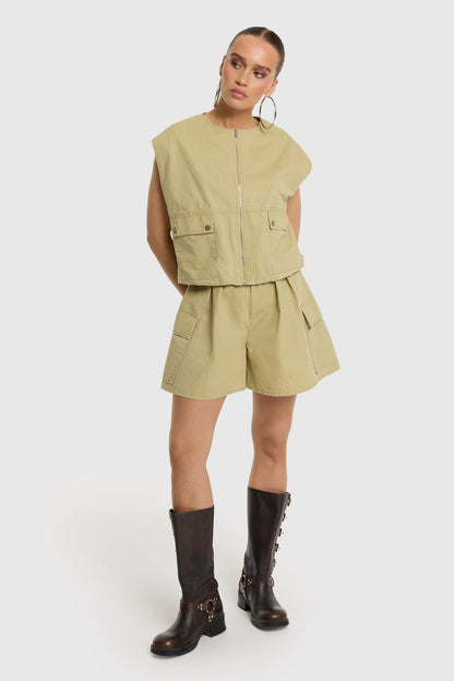 Gilet Noa Green voor dames