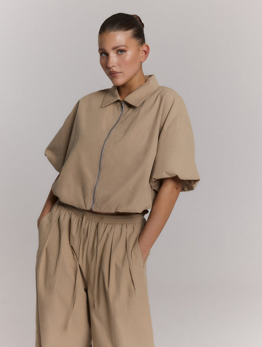 Blouse Inaya Sand voor dames