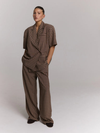 Blazer Ella Check voor dames