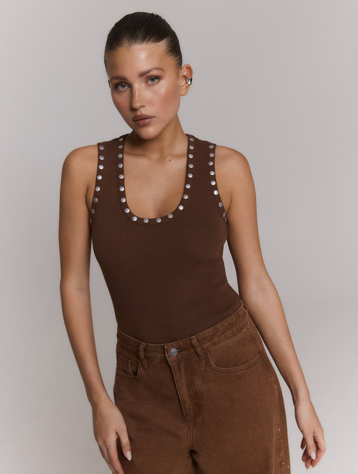 Tanktop Bente Brown voor dames