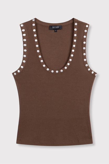 Tanktop Bente Brown voor dames
