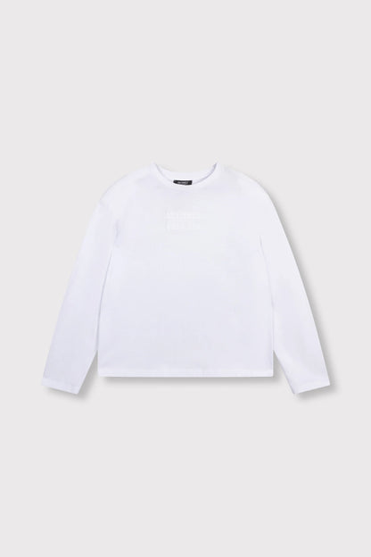 Longsleeve Stitch White voor dames