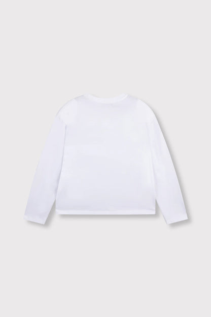 Longsleeve Stitch White voor dames