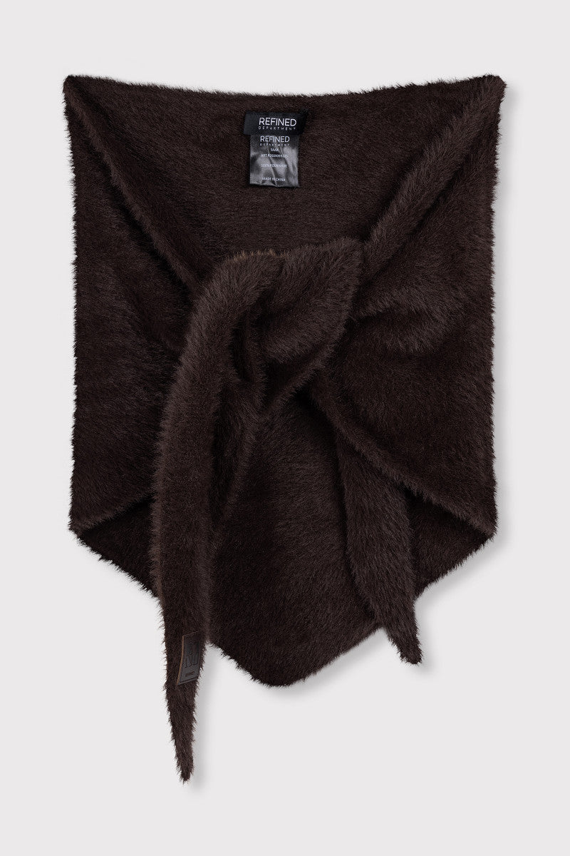 Scarf Saar Triangle Brown voor dames