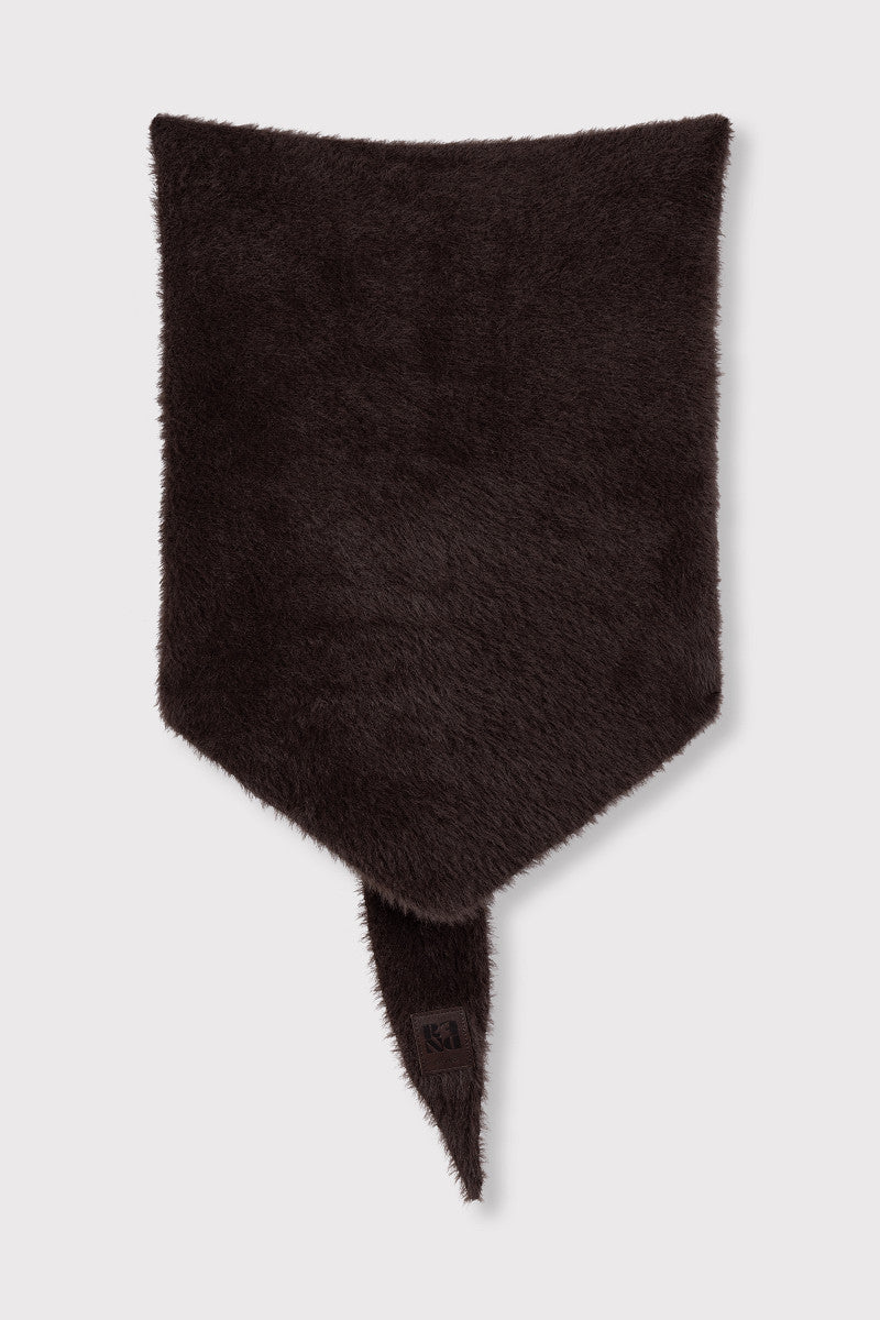 Scarf Saar Triangle Brown voor dames