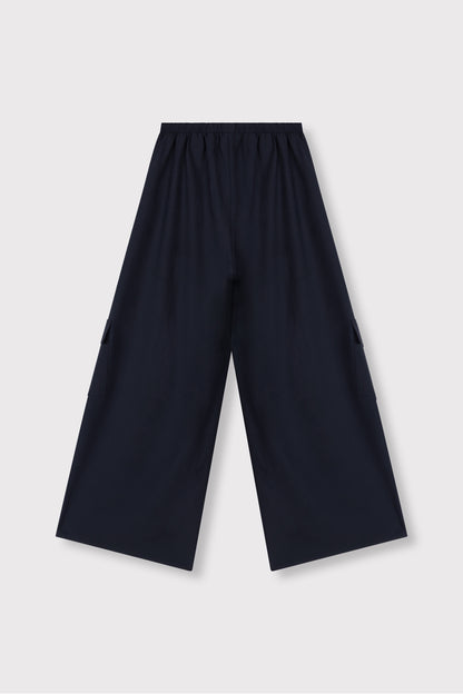Pants Mila Wide Leg Navy voor dames