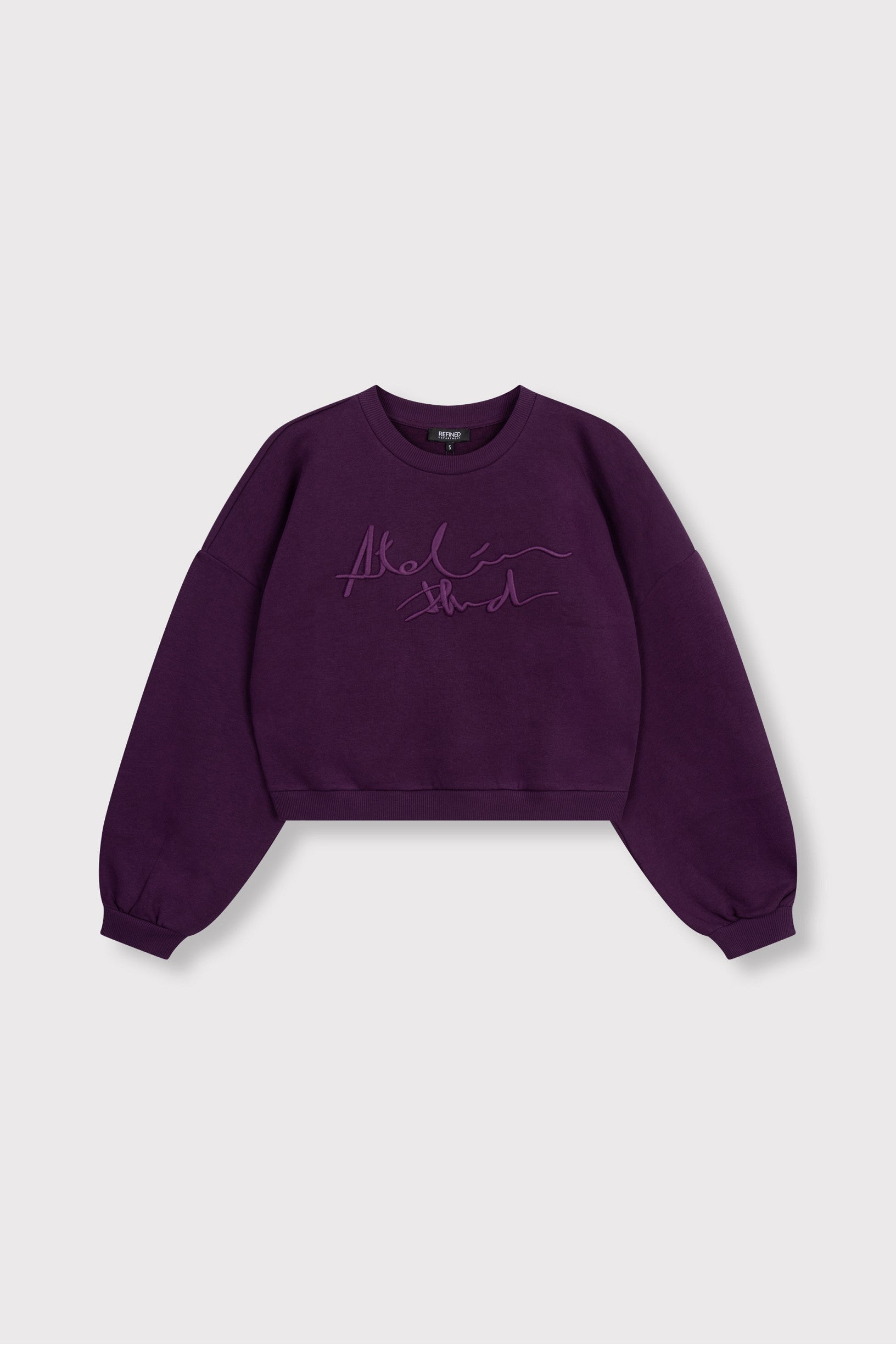 Sweater Feddy Plum voor dames