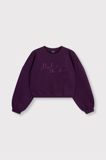 Sweater Feddy Plum voor dames