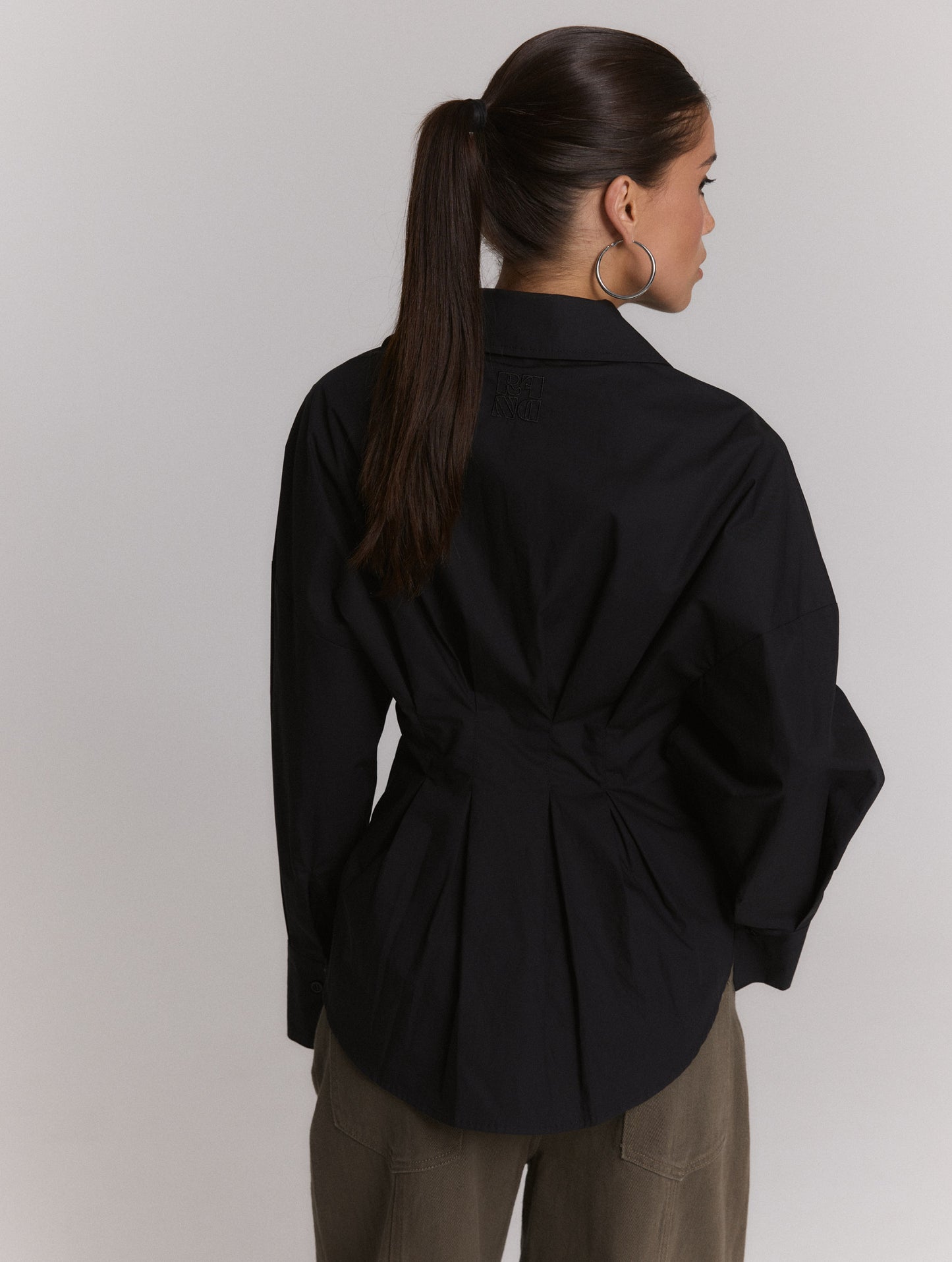 Blouse Guusje Taillered Black voor dames
