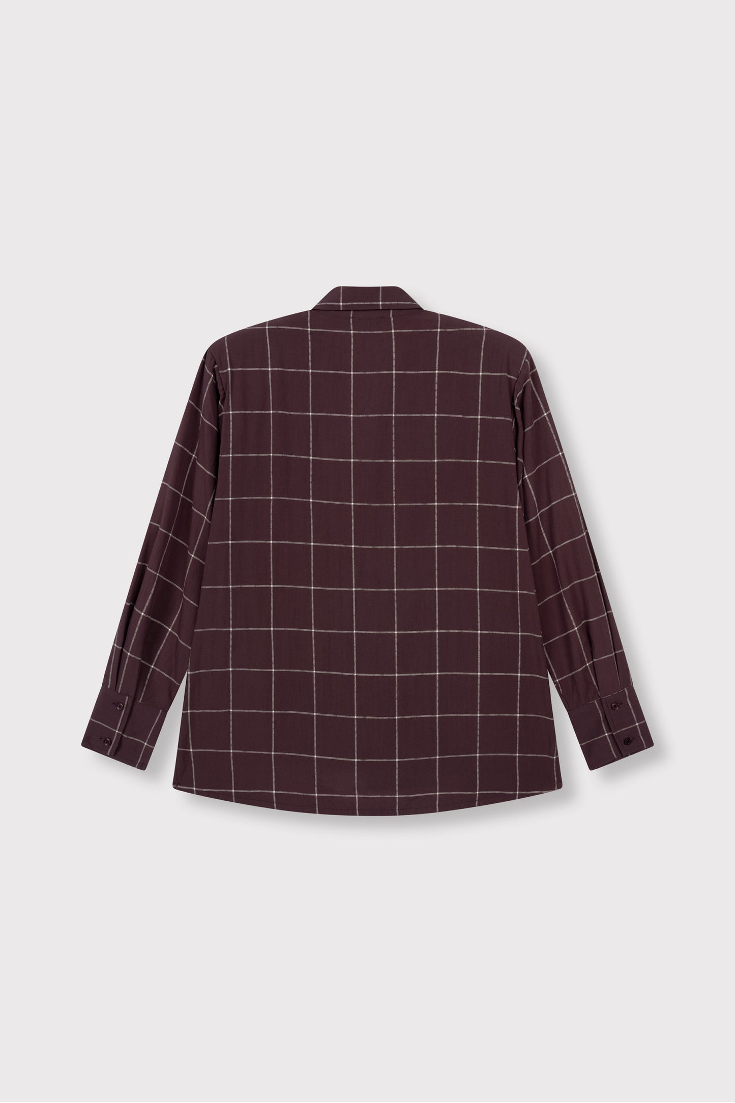Blouse Naro Check Burgundy voor dames
