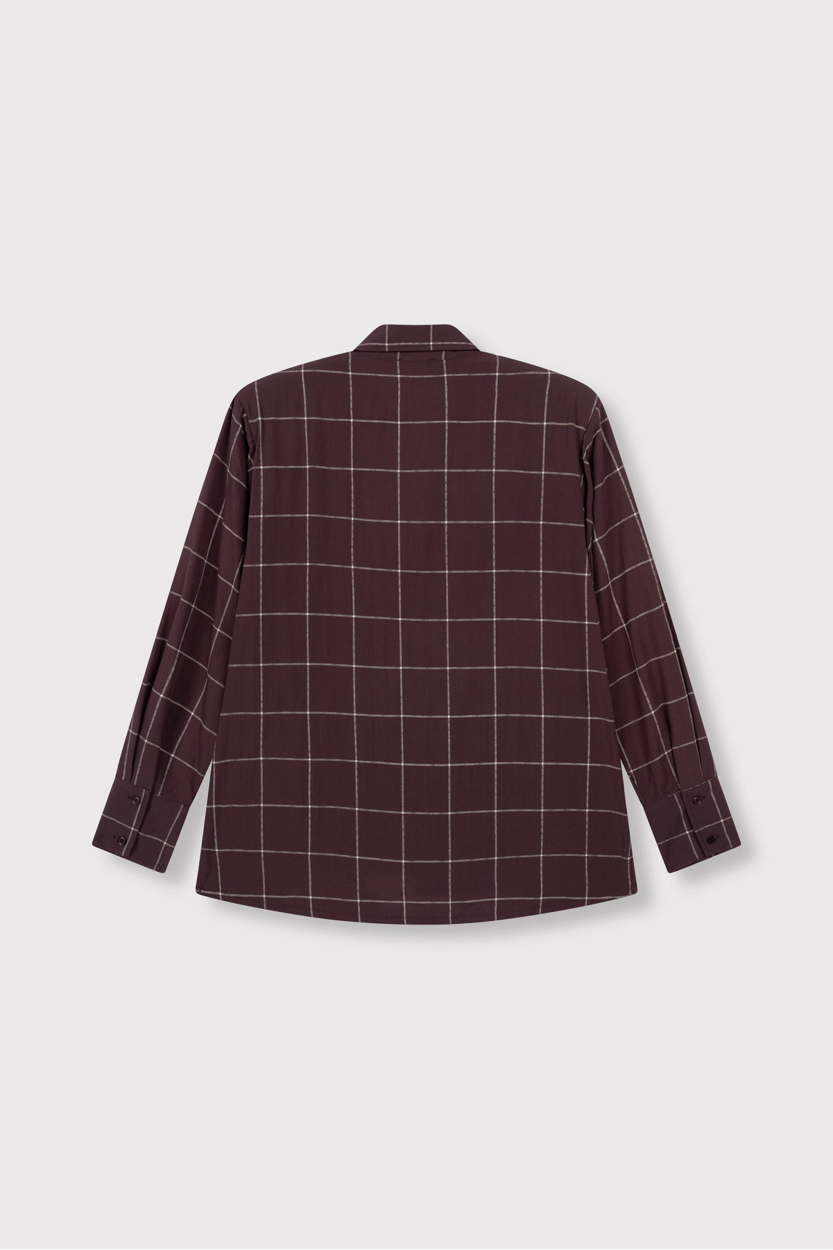 Blouse Naro Check Burgundy voor dames