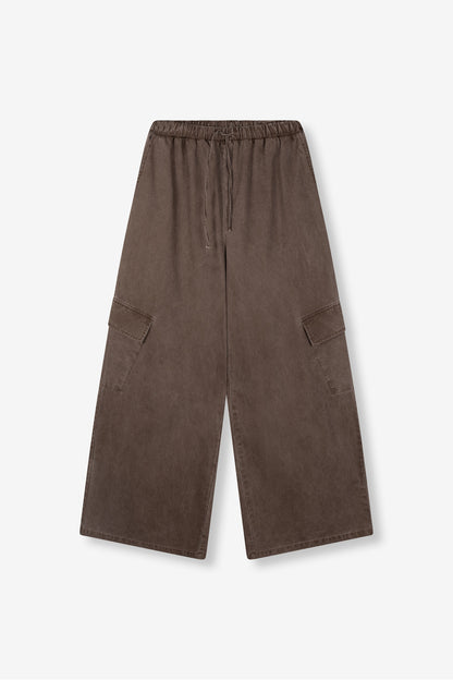 Pants Mila Cargo Brown voor dames