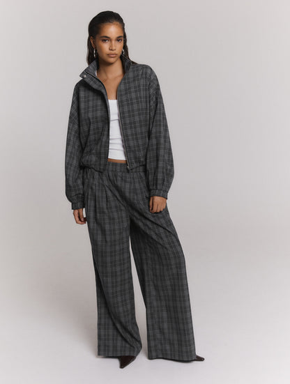 Pants Zoei Check Grey voor dames