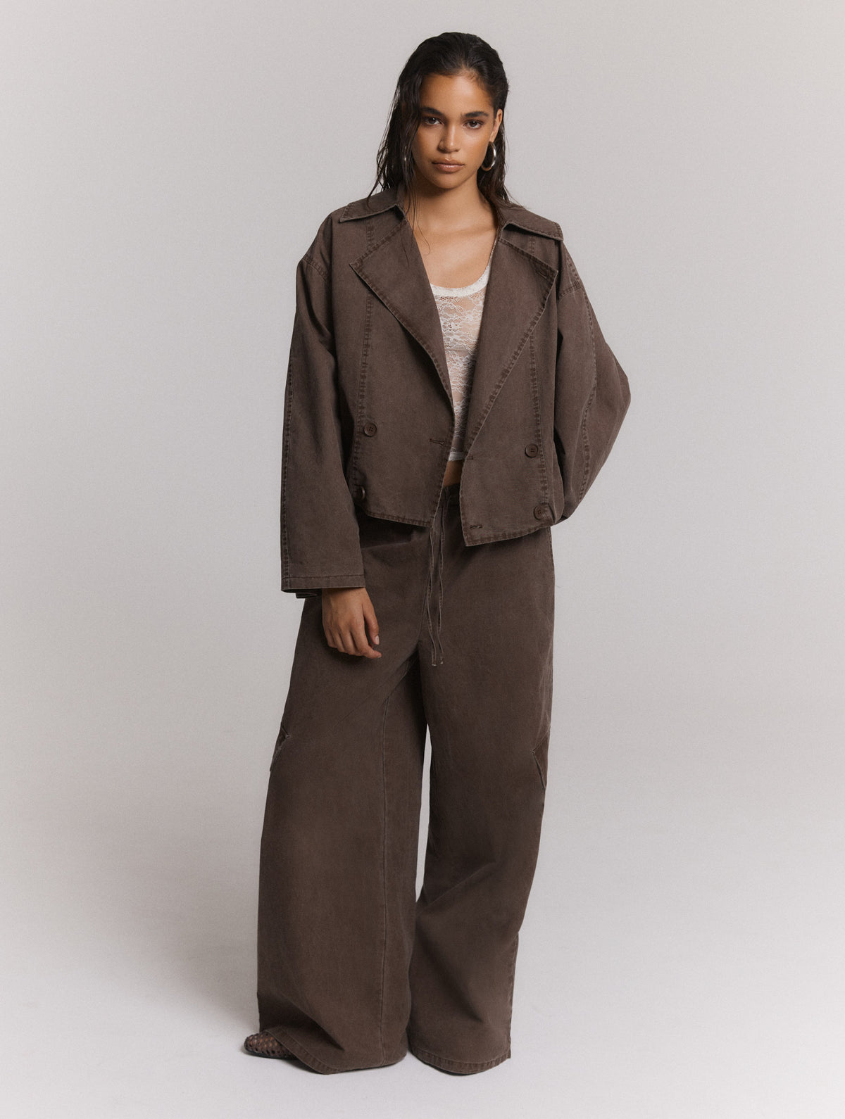 Jacket Jolanda Bomber Brown voor dames