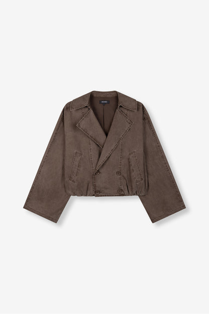 Jacket Jolanda Bomber Brown voor dames