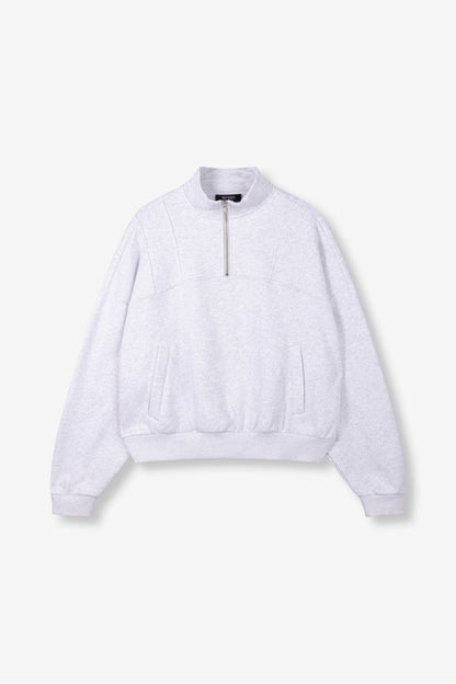 Sweater Bianca Zip Grey voor dames