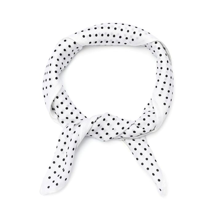 Sjaaltje Dots Wit voor dames