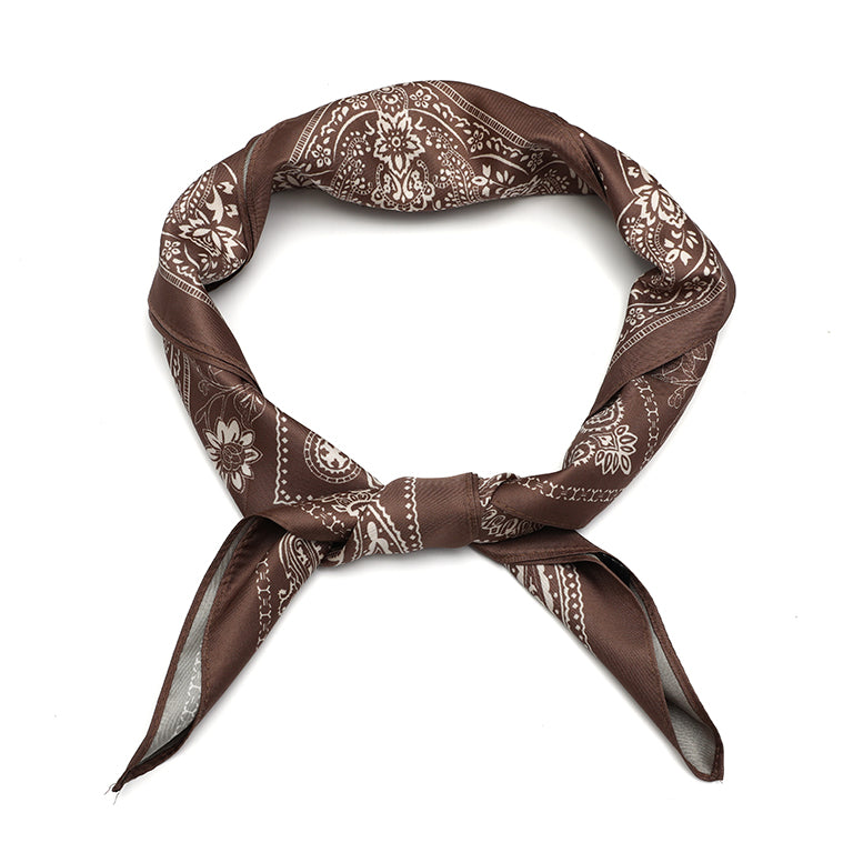 Sjaaltje Satin Coffee voor dames