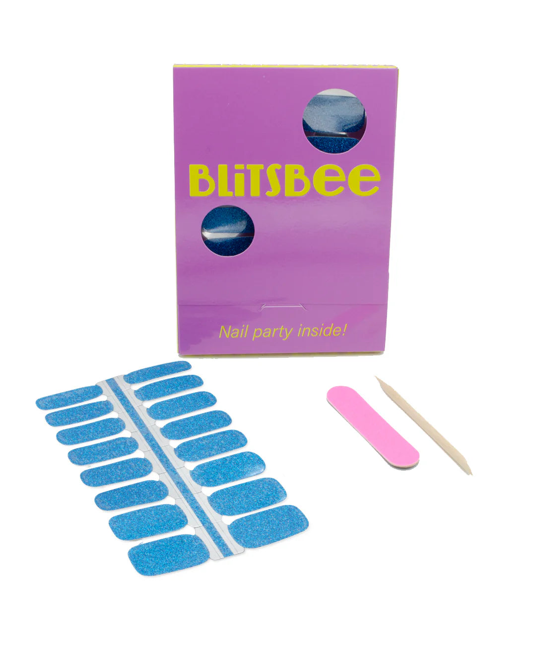 Blitsbee Nagelsticker Sapphire Shine voor dames