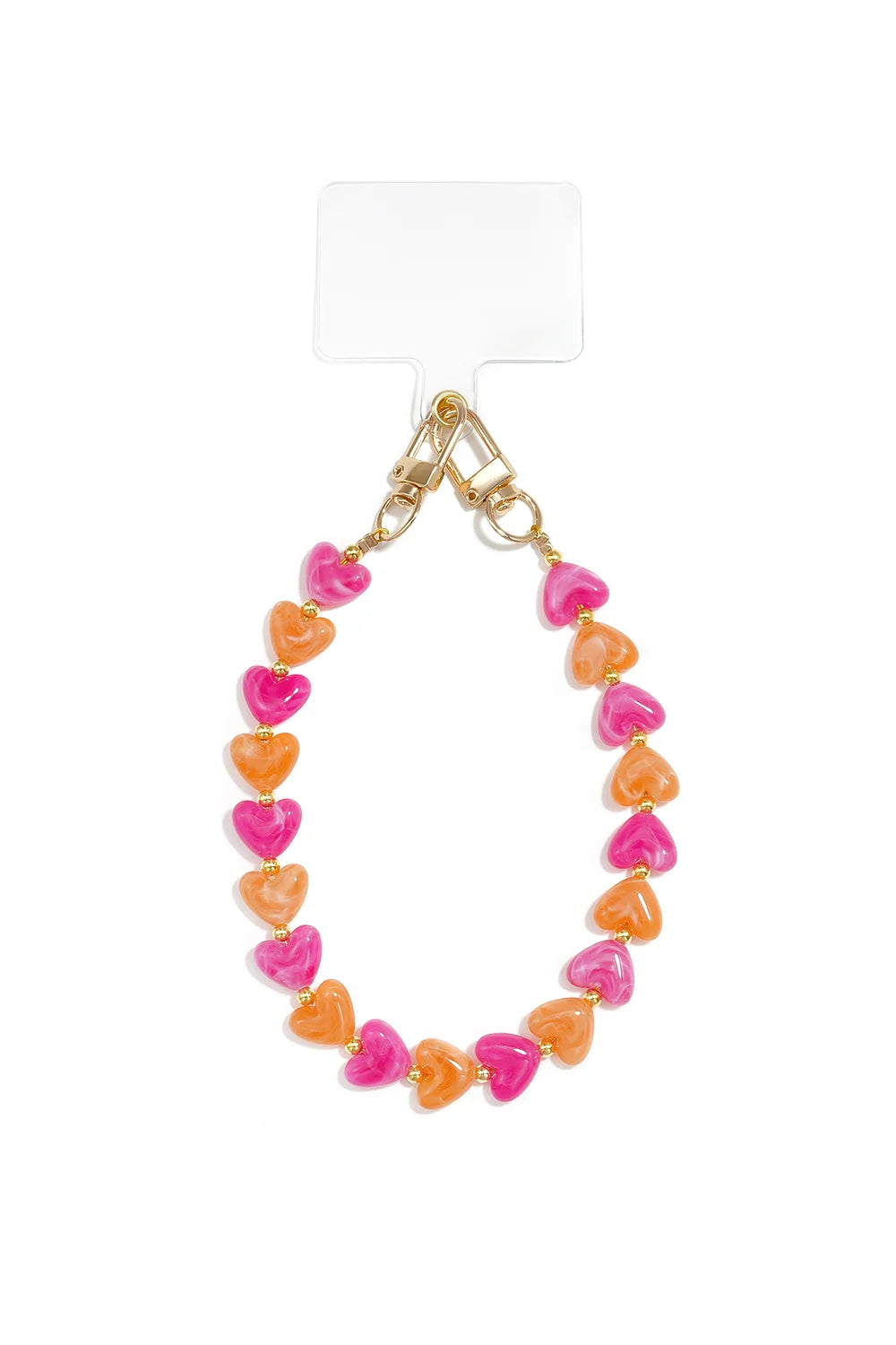Telefoonkoord Hart Orange voor dames