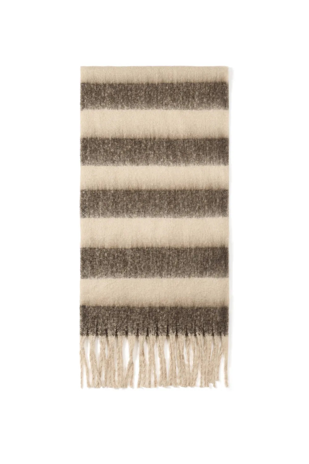 Scarf Stripe Knit Brown voor dames