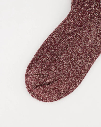 Sok Glitter Bordeaux voor dames
