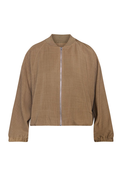 Jacket Garwin Zipper Sand voor dames