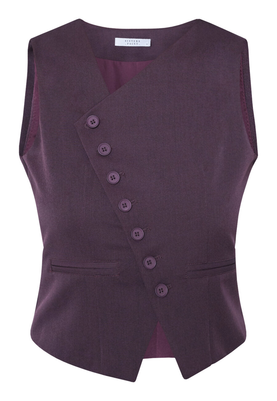 Gilet Gata Bordeaux voor dames