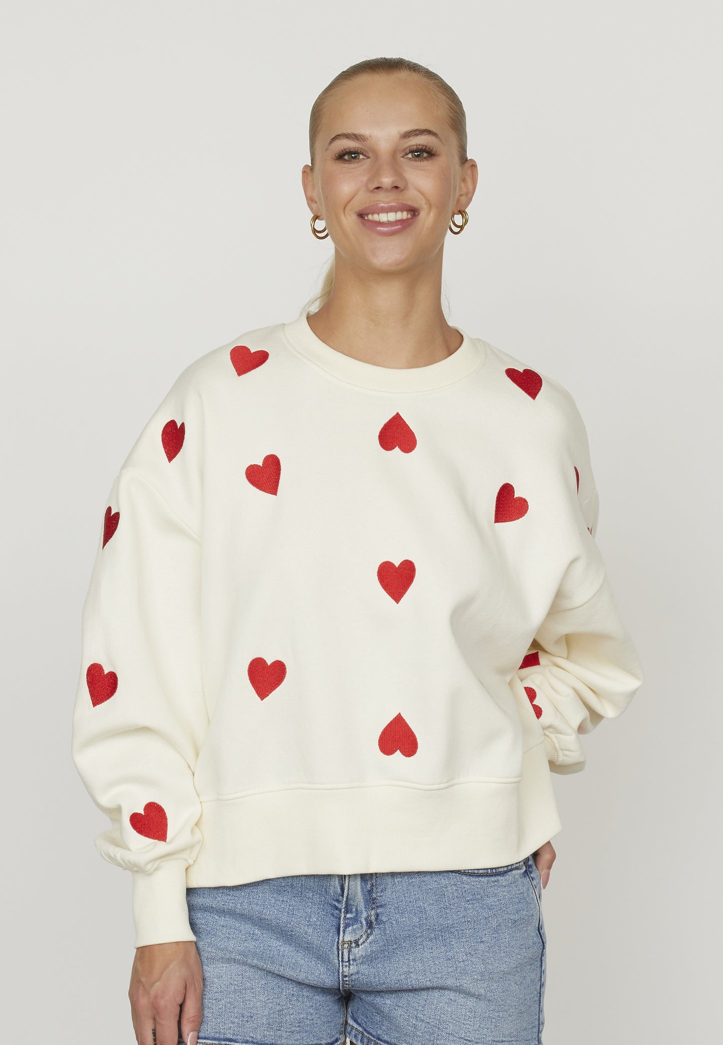 Sweater Marlou Offwhite voor dames