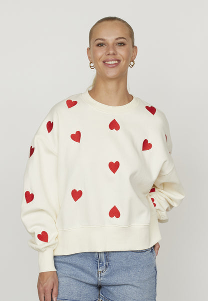 Sweater Marlou Offwhite voor dames