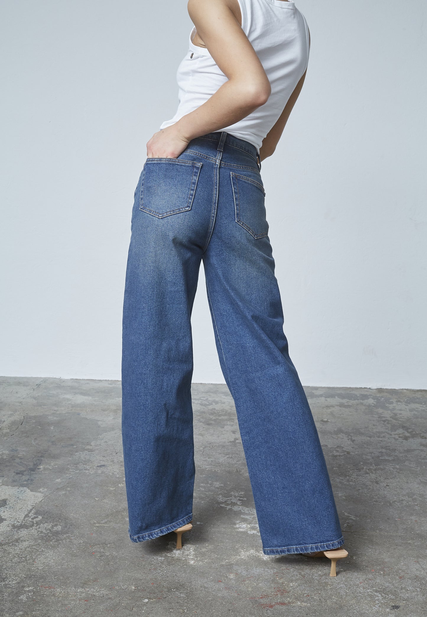 Jeans Owi Vintage Blauw voor dames