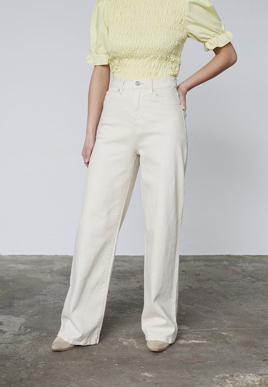 Jeans Owi Offwhite voor dames