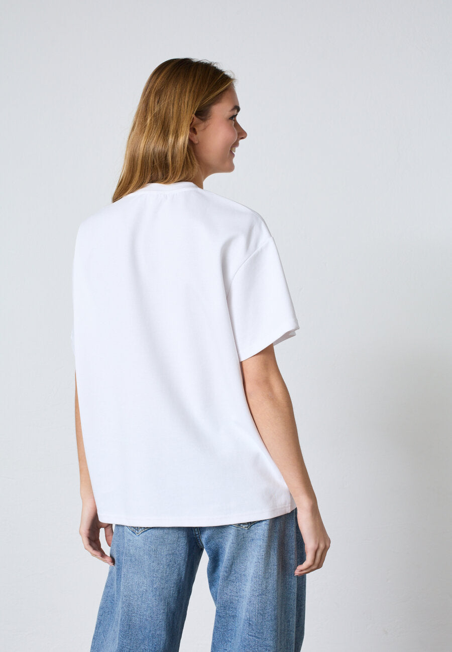 T-shirt Veda White voor dames